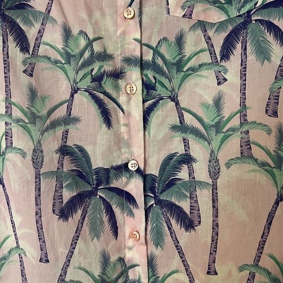 NWT Le Superbe Palms Camp Feather Fringe Dress in San Vicente Palms Pink Sz 2 - Picture 5 of 5